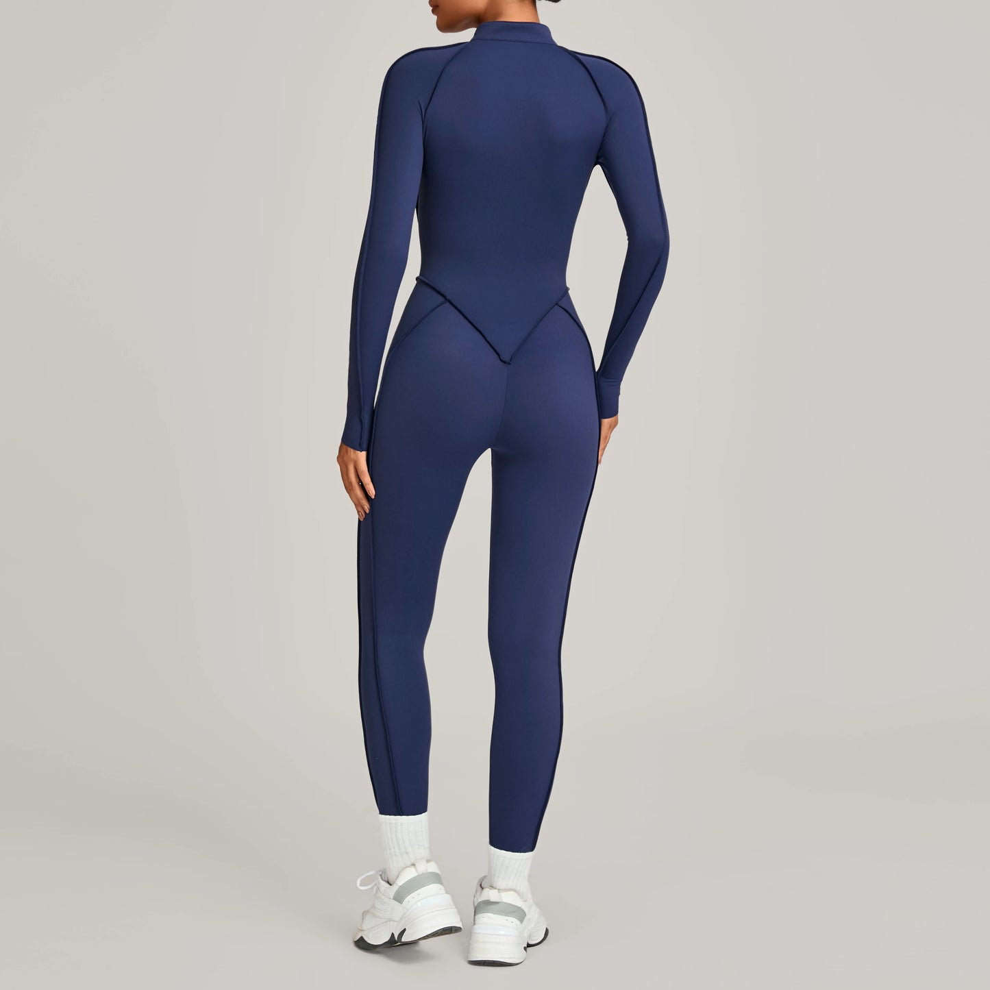 2026 Sculpt-Fit Zipper Yoga Jumpsuit | High-Elasticity Fitness Bodysuit | Sexy One-Piece Gym Tracksuit & Outdoor Sports Romper