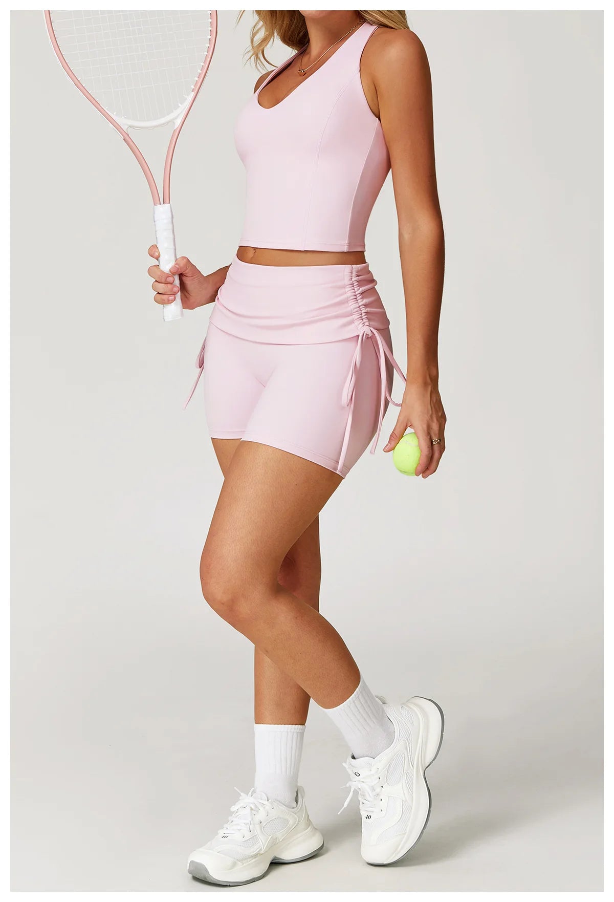 2-Piece Performance Yoga Set | High-Waisted Squat-Proof Leggings & Athletic Sports Bra