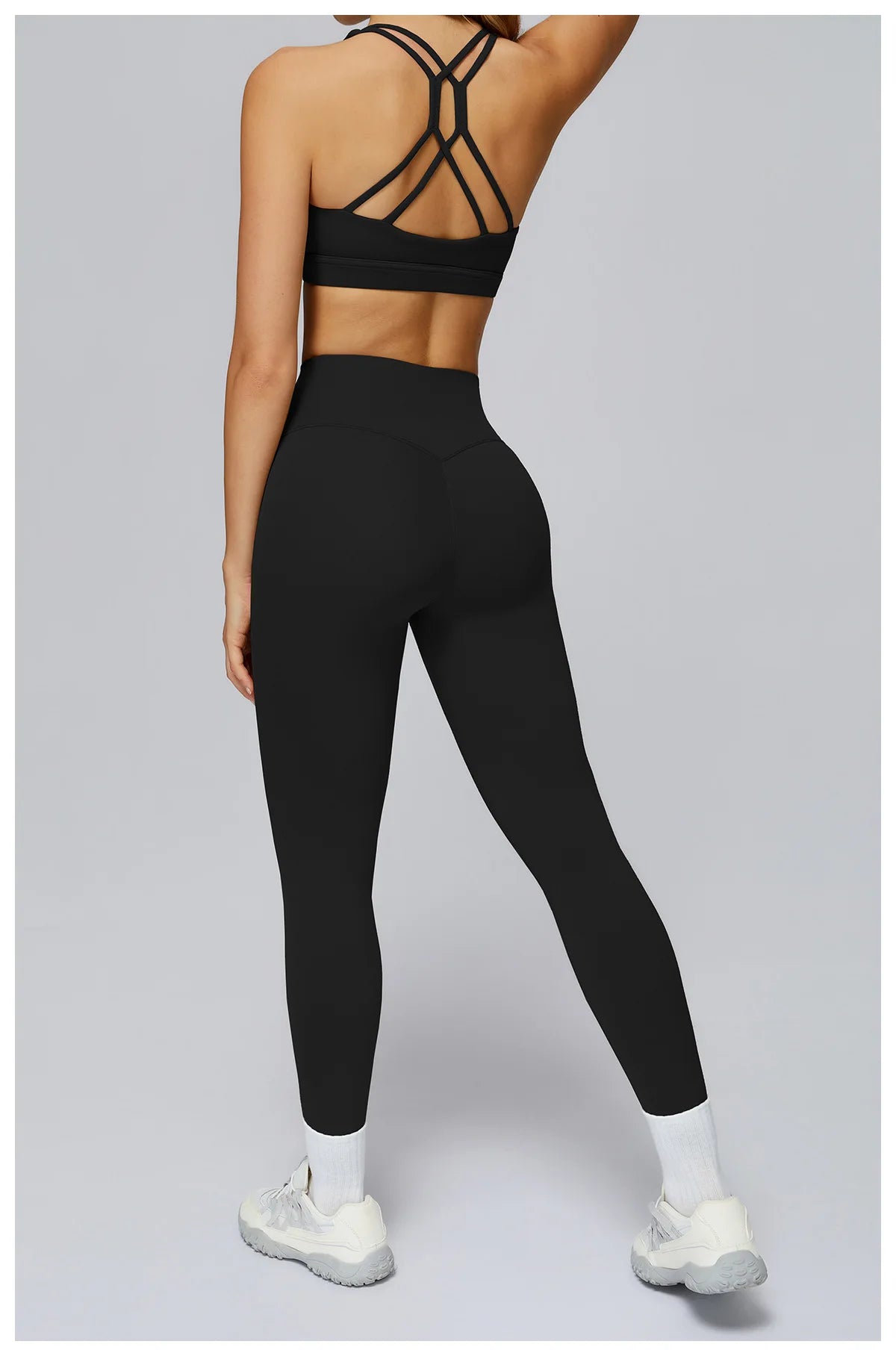 2-Piece Sculpting Yoga Set | High-Waisted Seamless Leggings & Performance Sports Bra