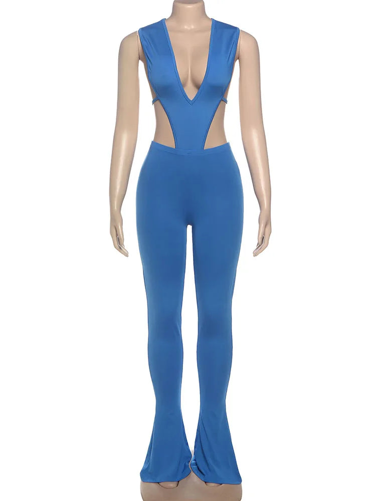 Aura Seamless Hipster Set | Sexy Deep V-Neck Bodysuit & Sleek Leggings 2-Piece Outfits