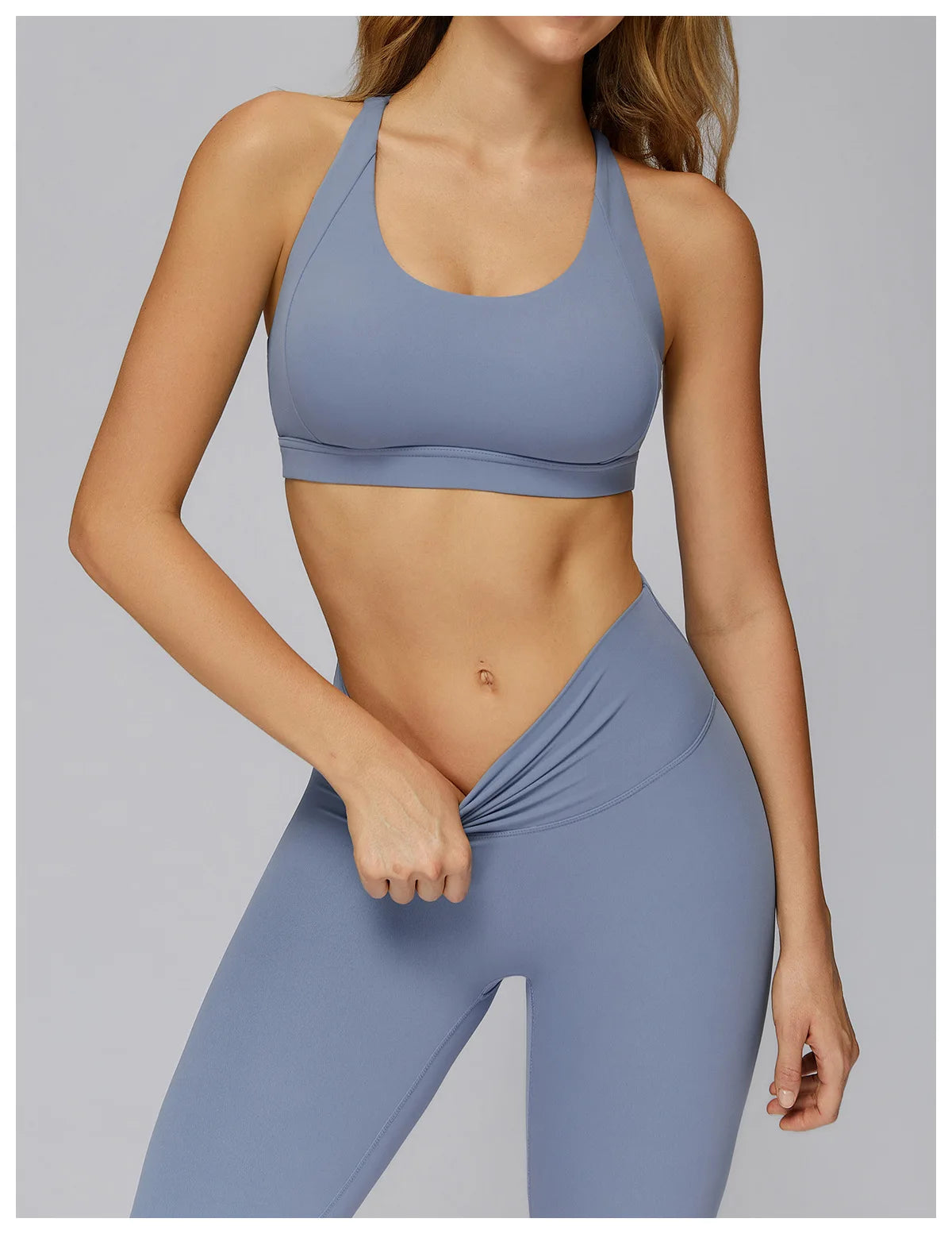 2-Piece Sculpting Yoga Set | High-Waisted Seamless Leggings & Performance Sports Bra