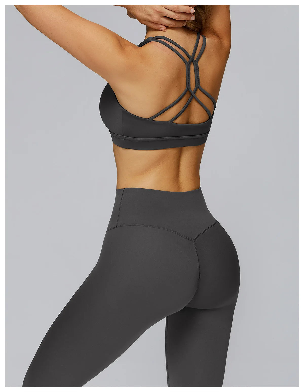 2-Piece Sculpting Yoga Set | High-Waisted Seamless Leggings & Performance Sports Bra