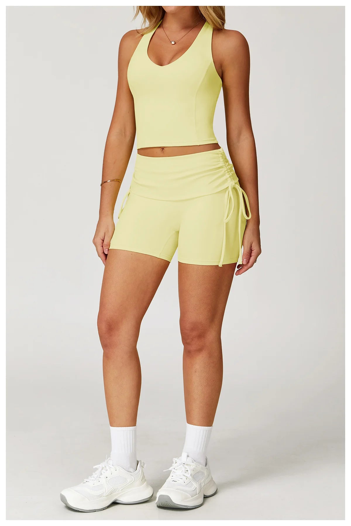 2-Piece Performance Yoga Set | High-Waisted Squat-Proof Leggings & Athletic Sports Bra