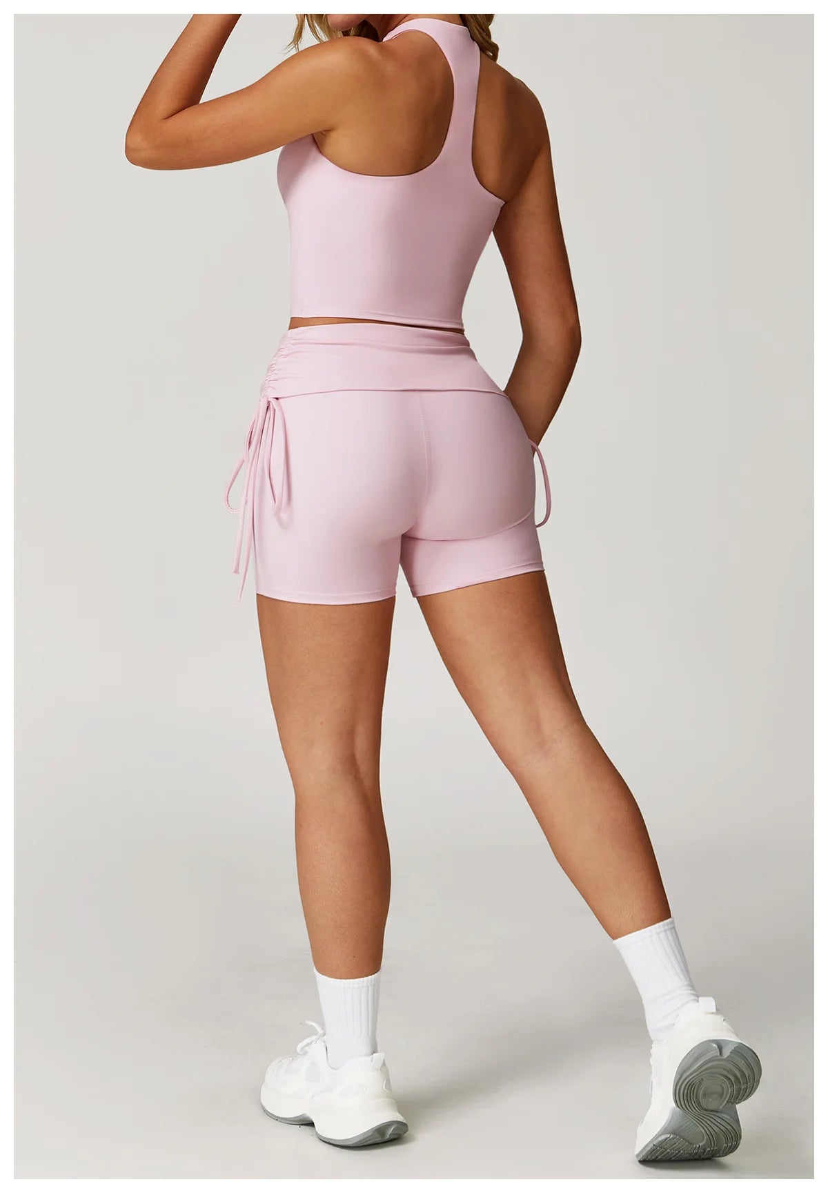 2-Piece Performance Yoga Set | High-Waisted Squat-Proof Leggings & Athletic Sports Bra