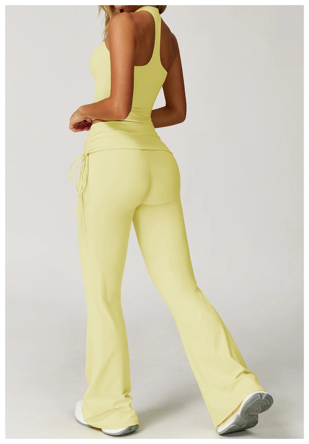 2-Piece Performance Yoga Set | High-Waisted Squat-Proof Leggings & Athletic Sports Bra