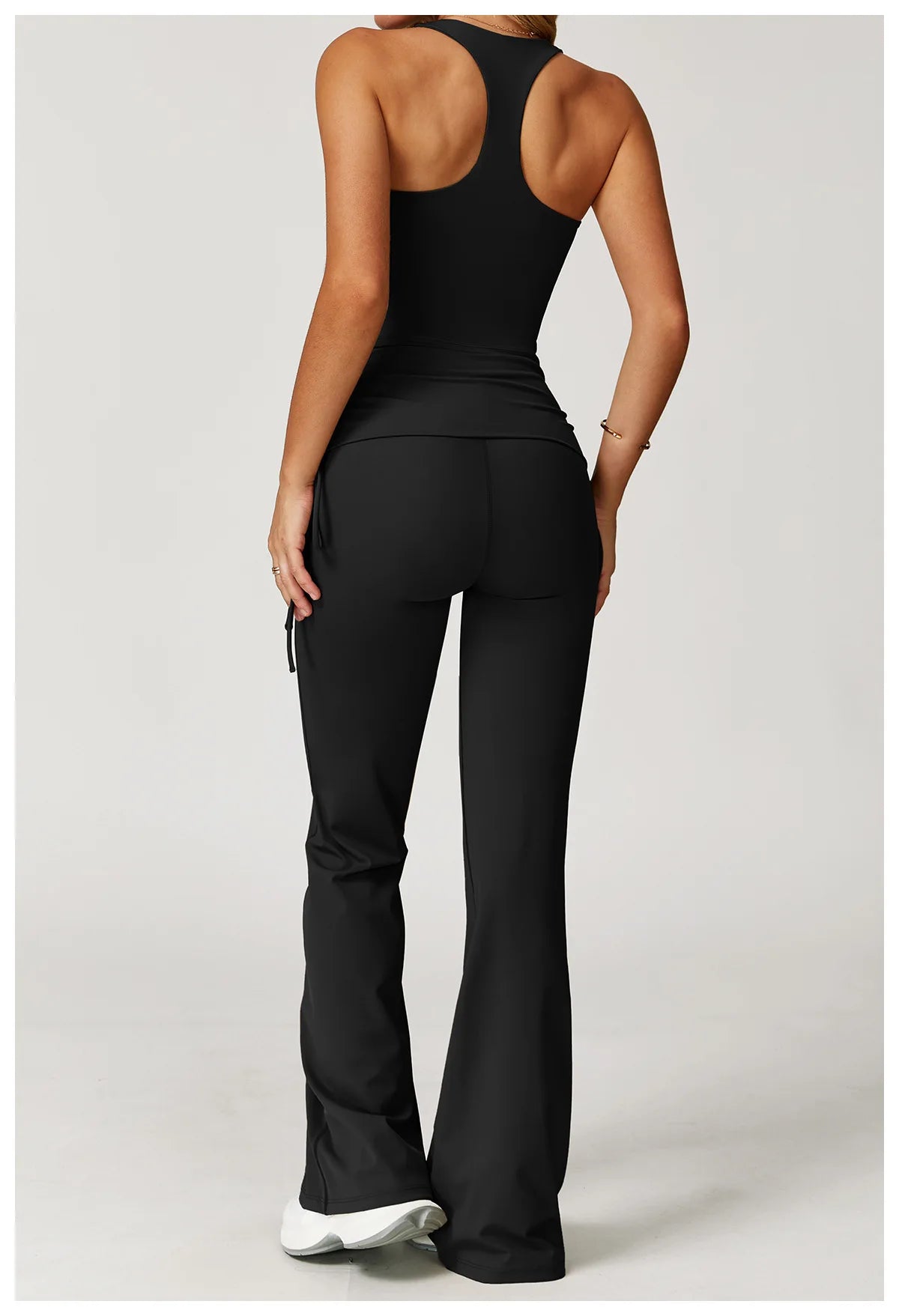 2-Piece Performance Yoga Set | High-Waisted Squat-Proof Leggings & Athletic Sports Bra